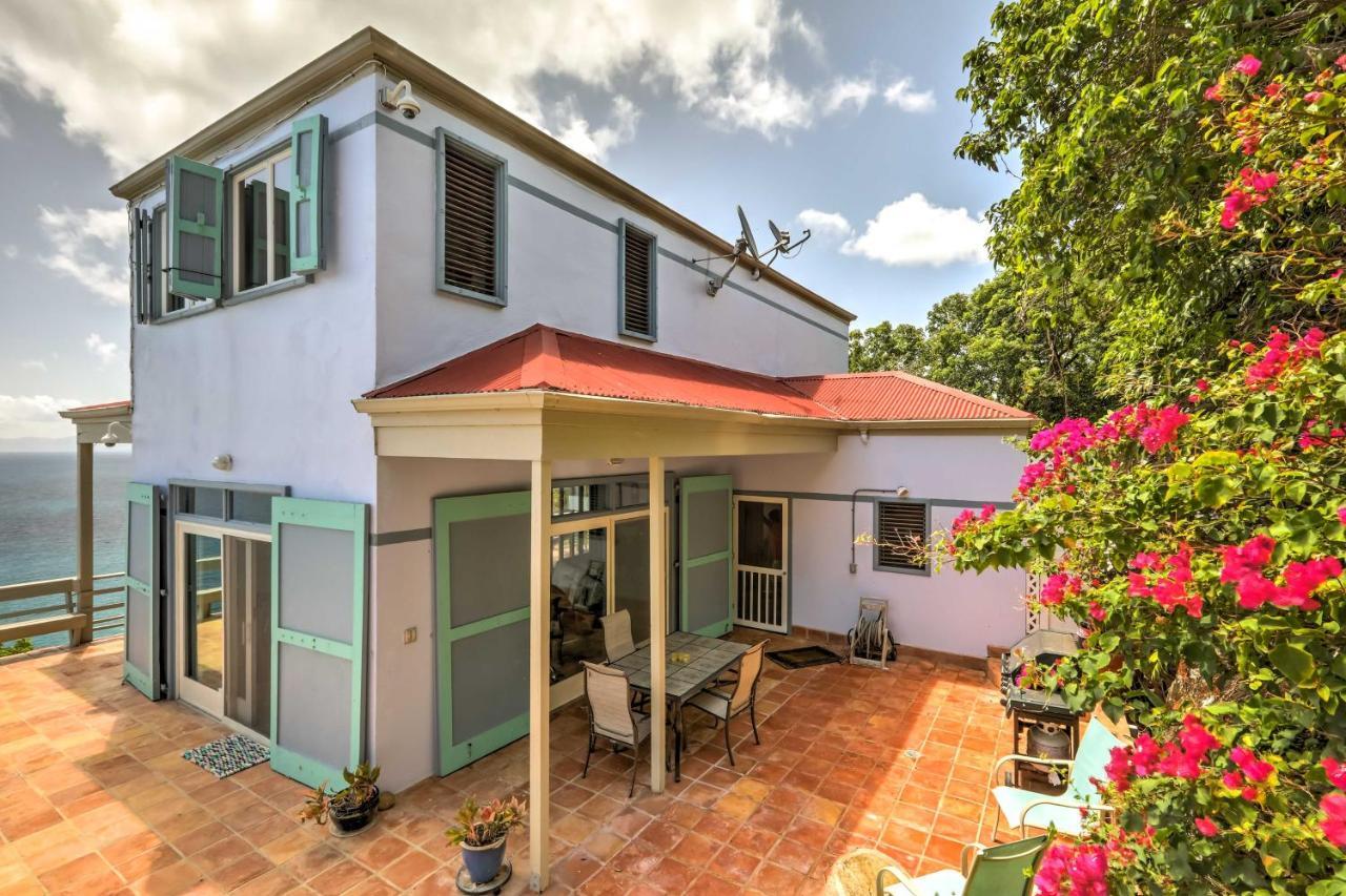 St Thomas Cliffside Villa With Pool And Hot Tub! Lovenlund Exterior photo