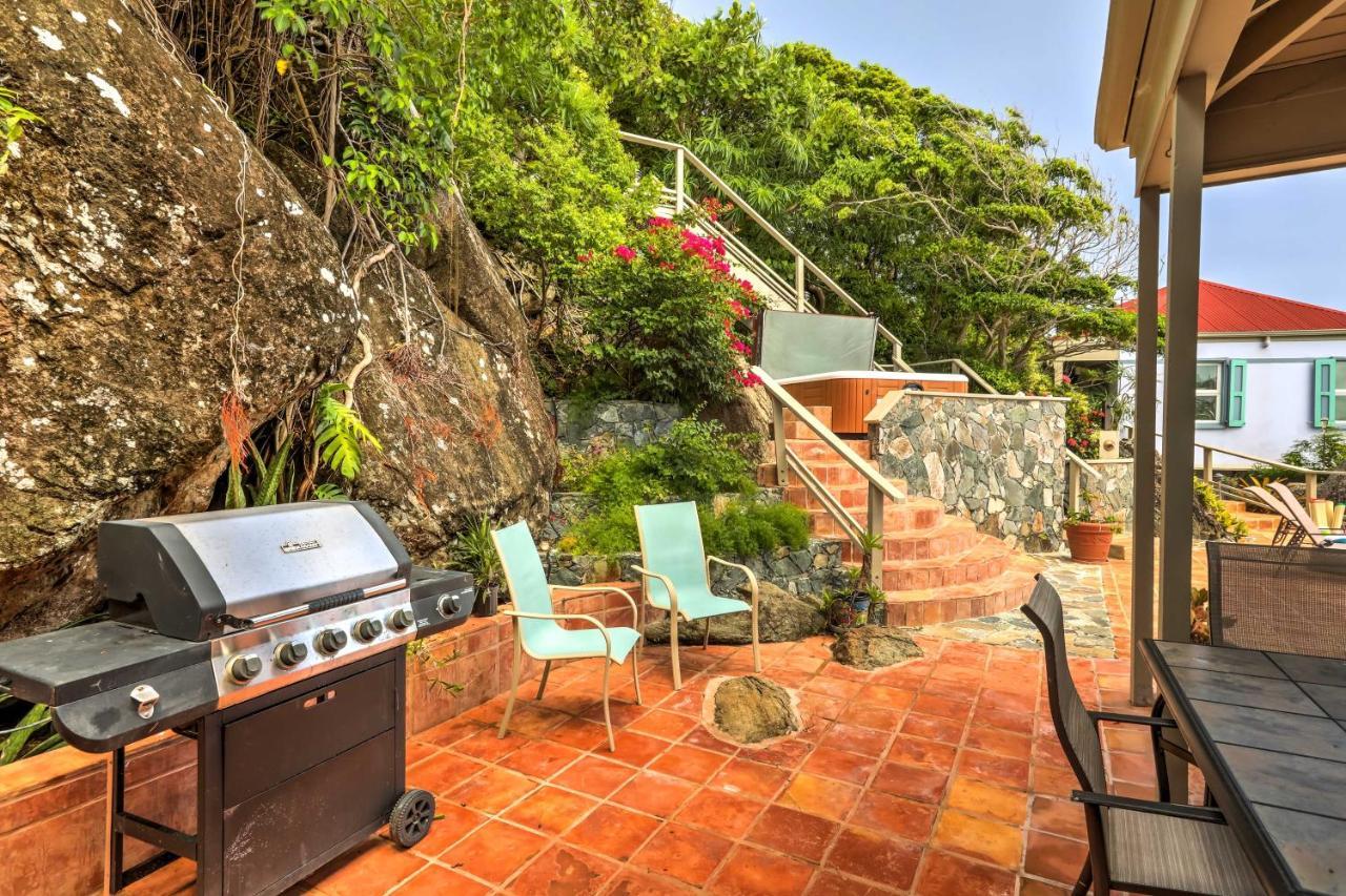 St Thomas Cliffside Villa With Pool And Hot Tub! Lovenlund Exterior photo