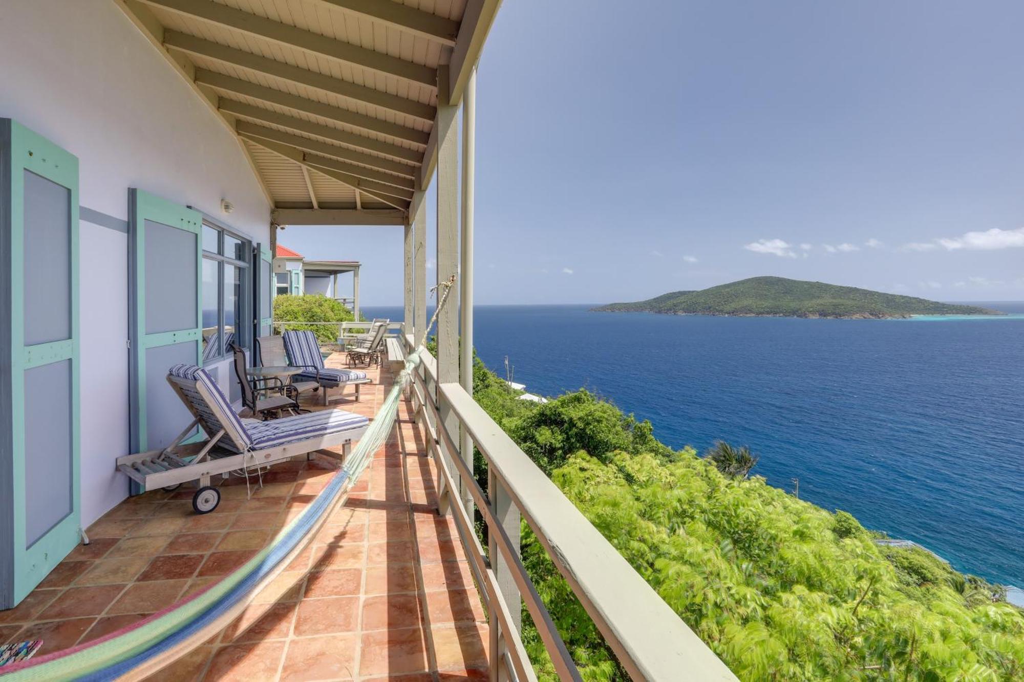 St Thomas Cliffside Villa With Pool And Hot Tub! Lovenlund Exterior photo