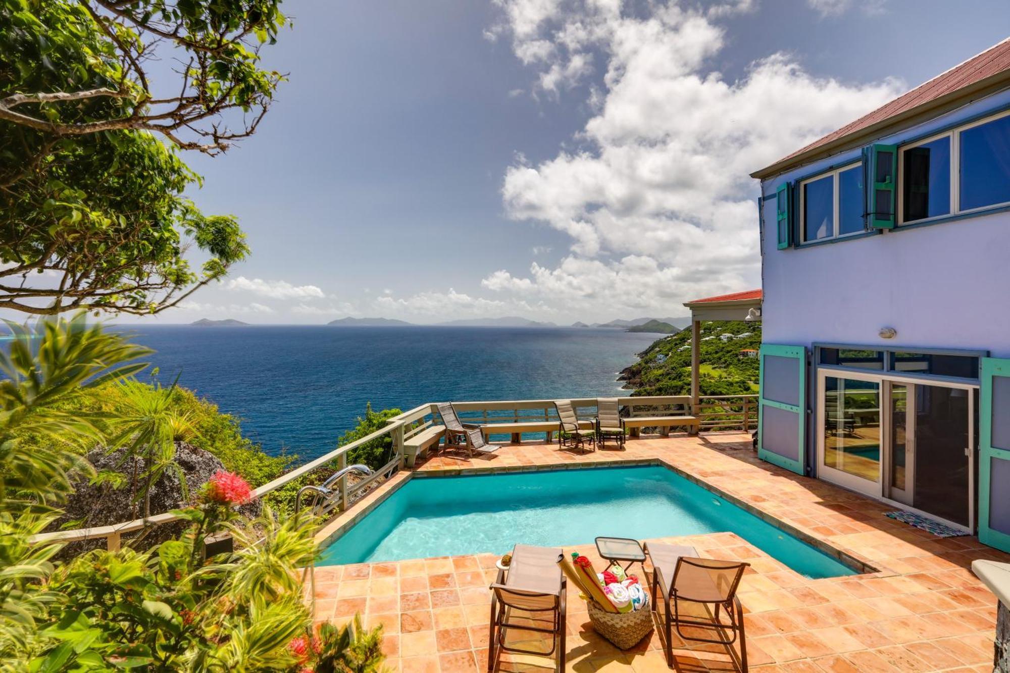 St Thomas Cliffside Villa With Pool And Hot Tub! Lovenlund Exterior photo