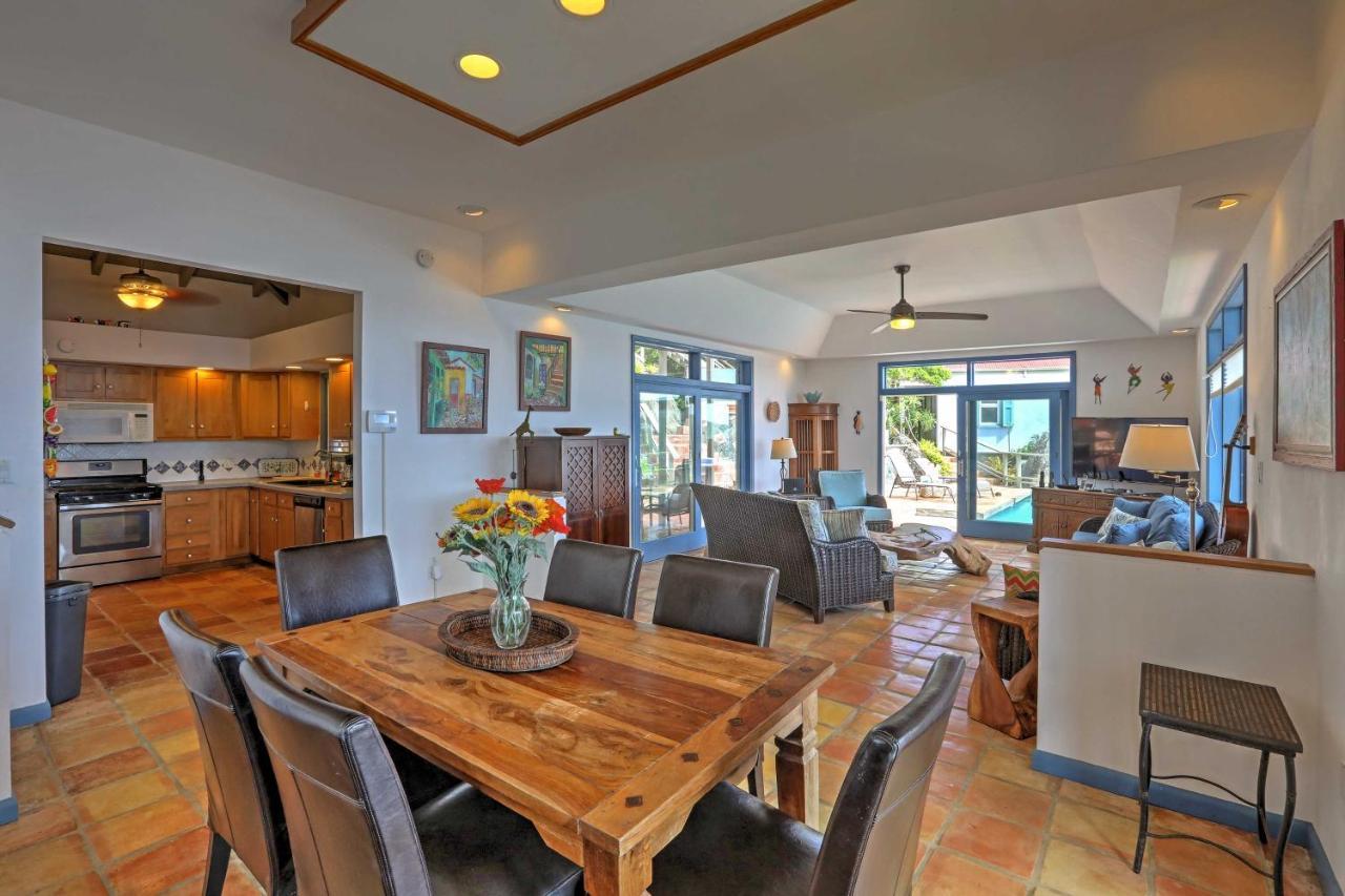 St Thomas Cliffside Villa With Pool And Hot Tub! Lovenlund Exterior photo